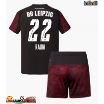 Camisa de Futebol RB Leipzig David Raum #22 Equipamento Alternativo Infantil 2025-26 Manga Curta (+ Calças curtas)